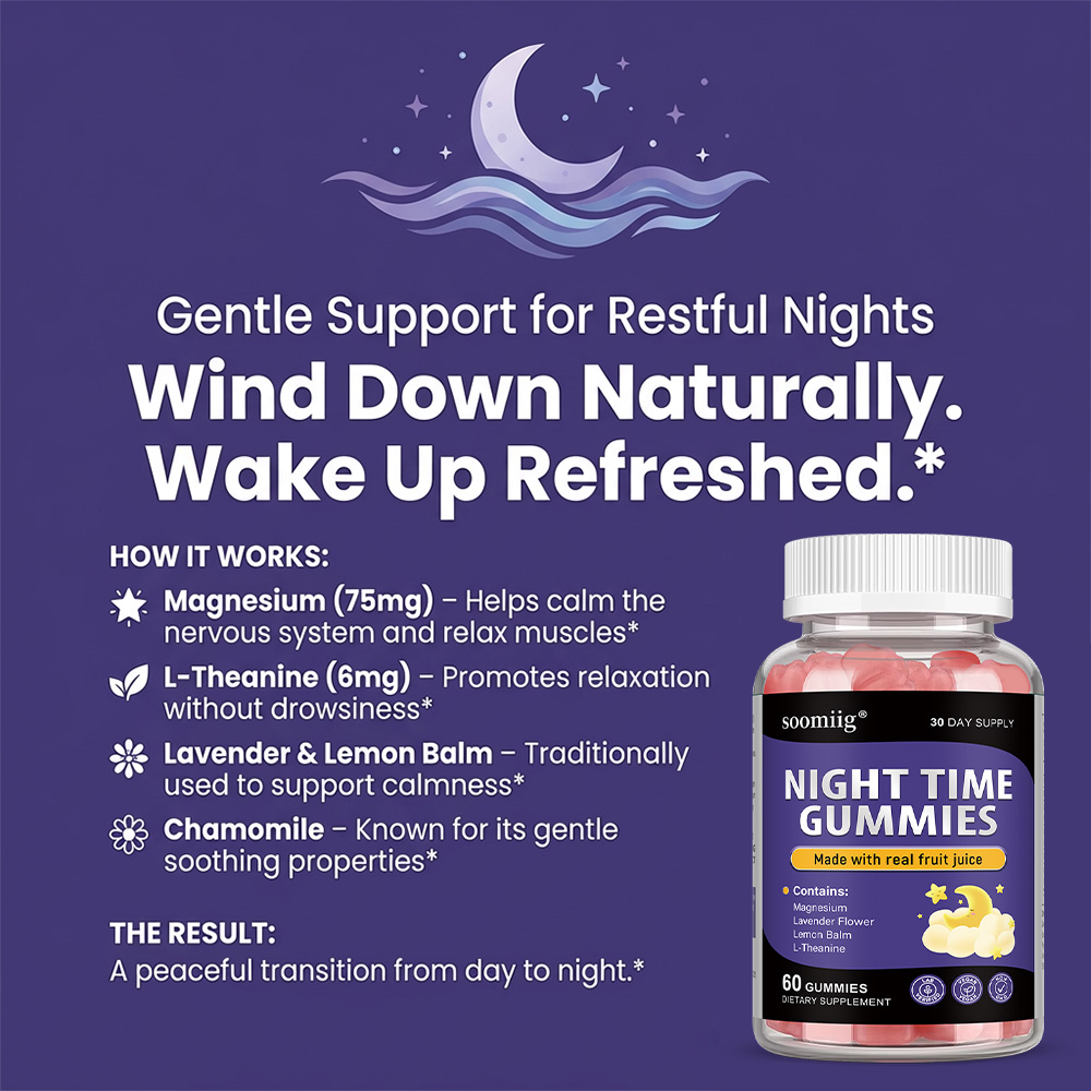 Night Time Sleep Gummies - Enr - Multivitamin Gummy Adult 评论和价格
