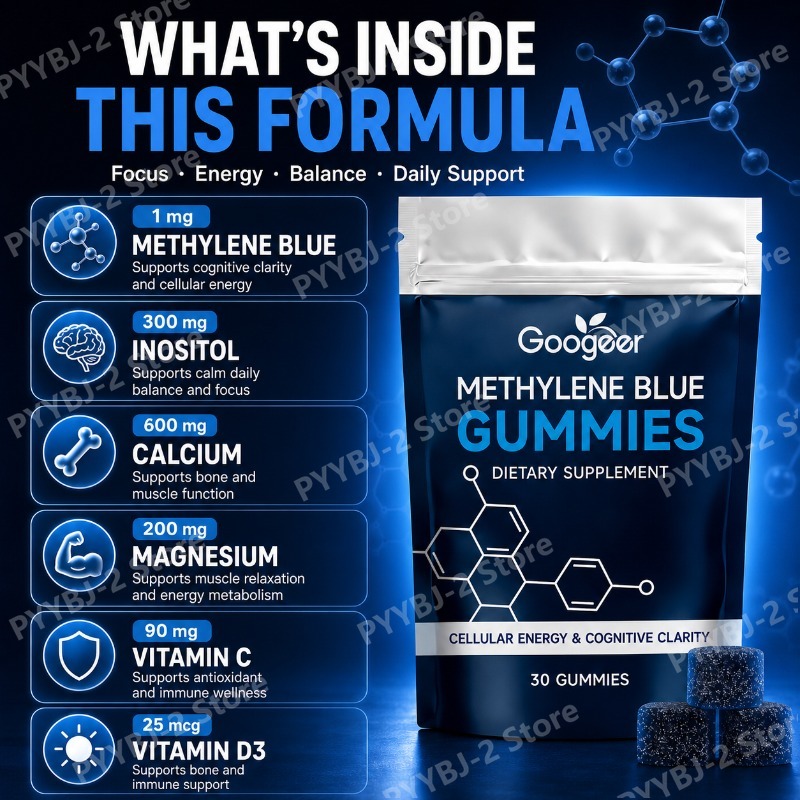 Methylene Blue Gummies 30 Coun - Multivitamin Gummy Adult 评论和价格