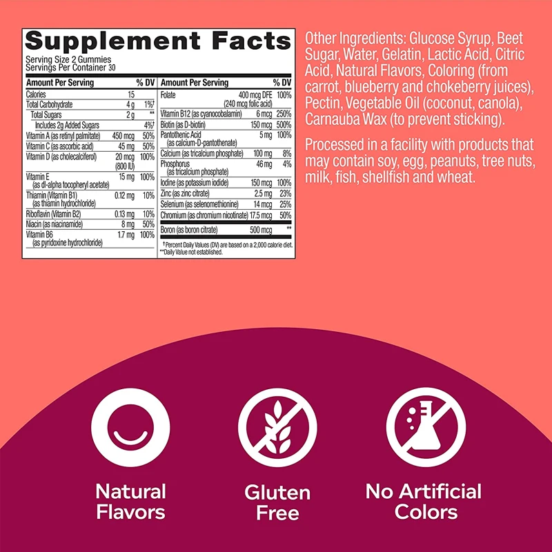 Women's Multi Vitamin Complex  - Multivitamin Gummy Adult 评论和价格